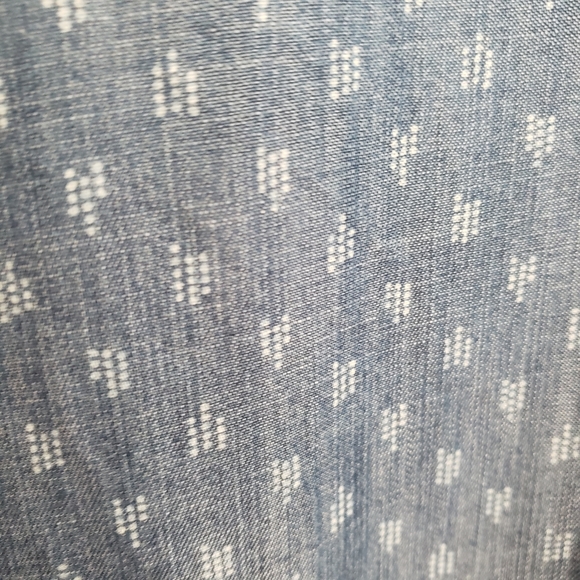 Anthropologie Cloth & Stone Chambray Shirt Dress - Picture 8 of 10